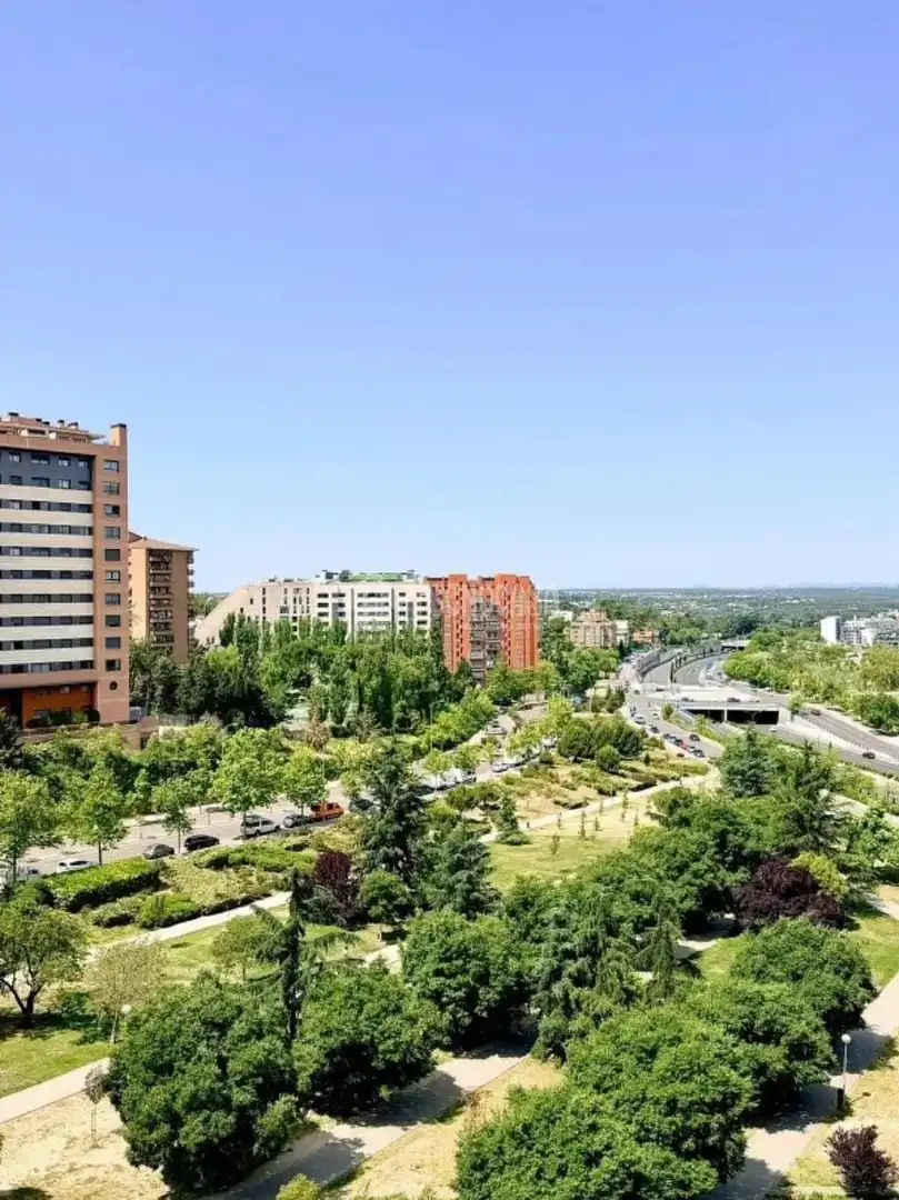 Exterior view of Flat for sale in Madrid  with Air Conditioner, Heating and Storage room