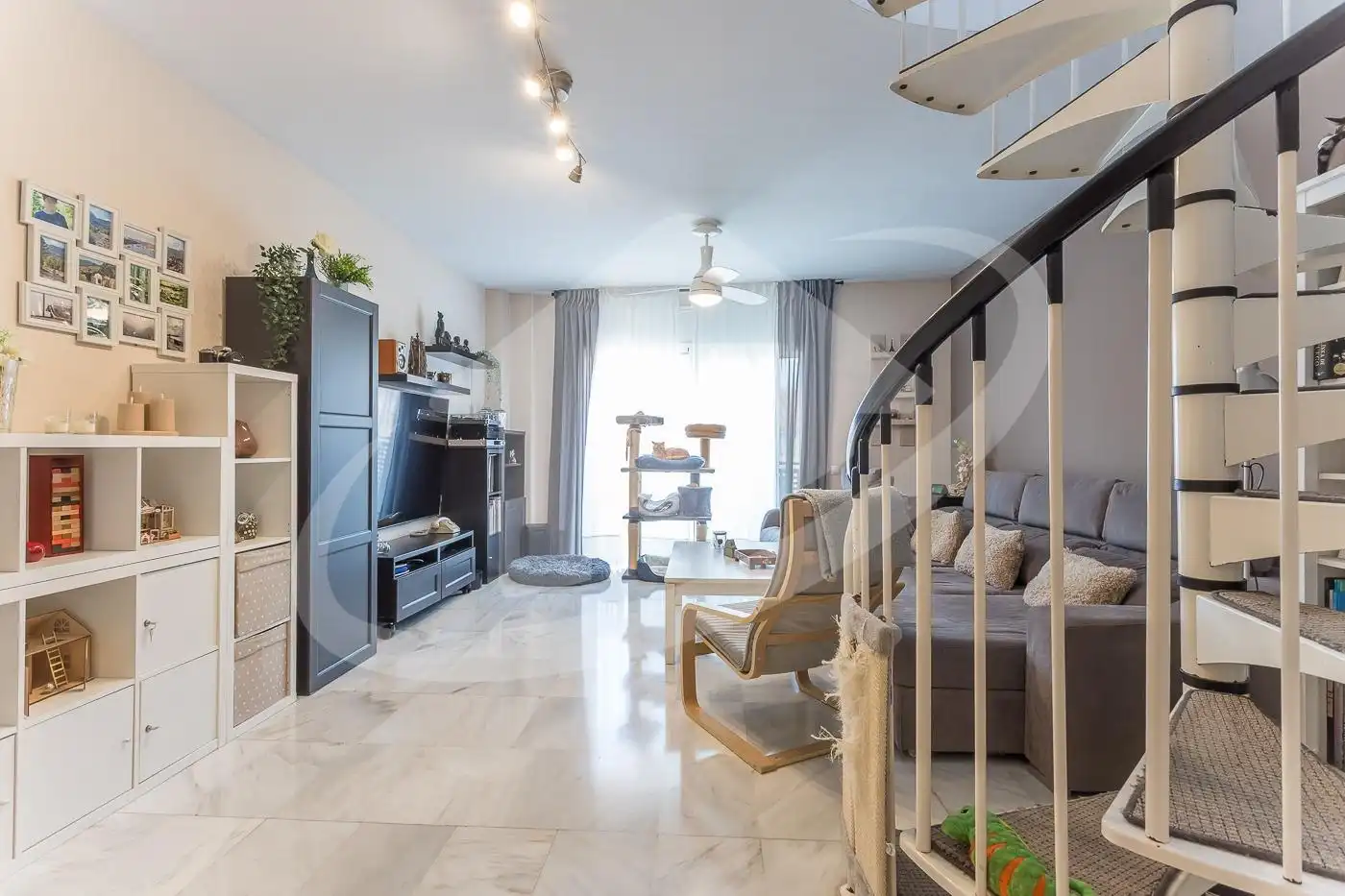Living room of Duplexes for sale in Sabadell  with Air Conditioner, Heating and Terrace