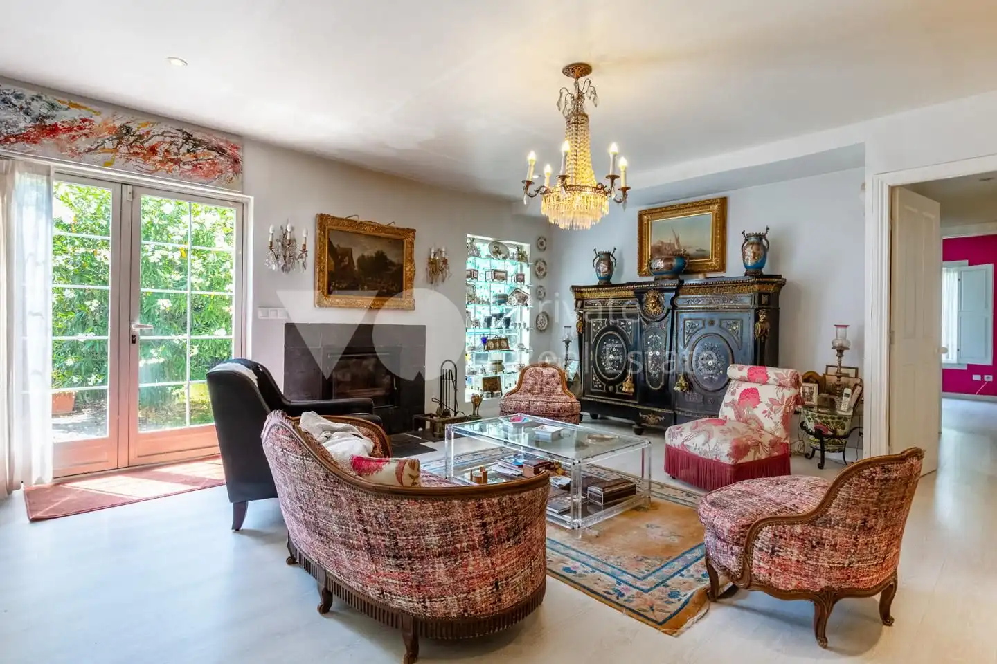 Living room of Houses for sale in Villanueva de la Cañada  with Heating, Private garden and Terrace