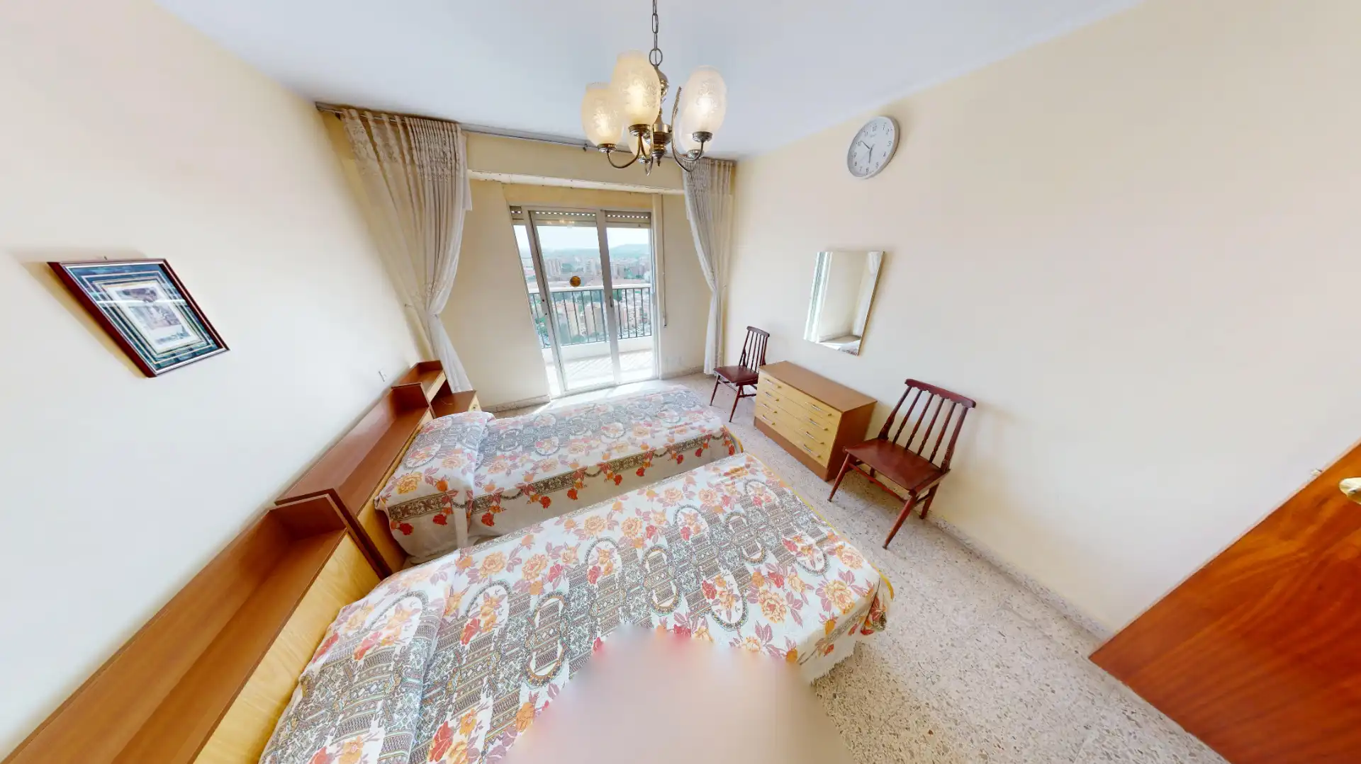 Bedroom of Flat for sale in Alicante / Alacant  with Parquet flooring, Terrace and Furnished