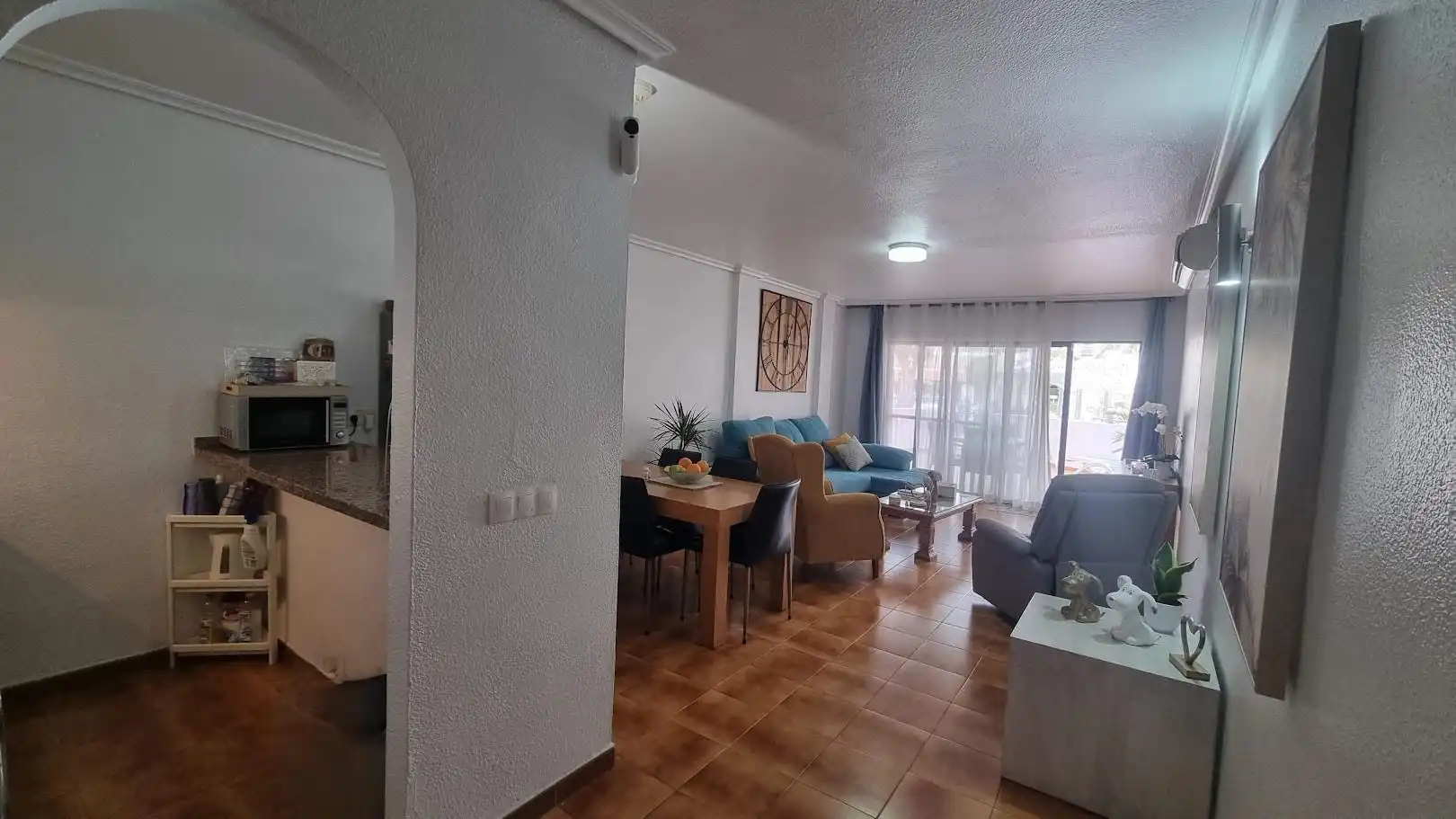 Sala de estar de Apartamento en venta en San Miguel de Abona con Aire acondicionado, Terraza y Amueblado