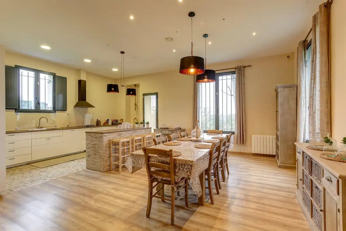 Esszimmer von Country house zum Verkauf in Llinars del Vallès mit Klimaanlage, Heizung und Abstellraum