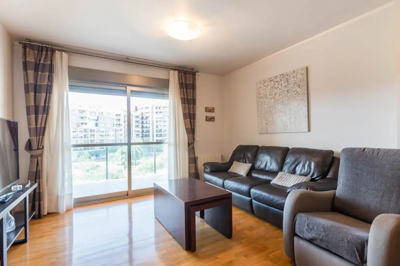 Sala d'estar de Pis en venda en Murcia amb Aire condicionat, Calefacció i Parquet