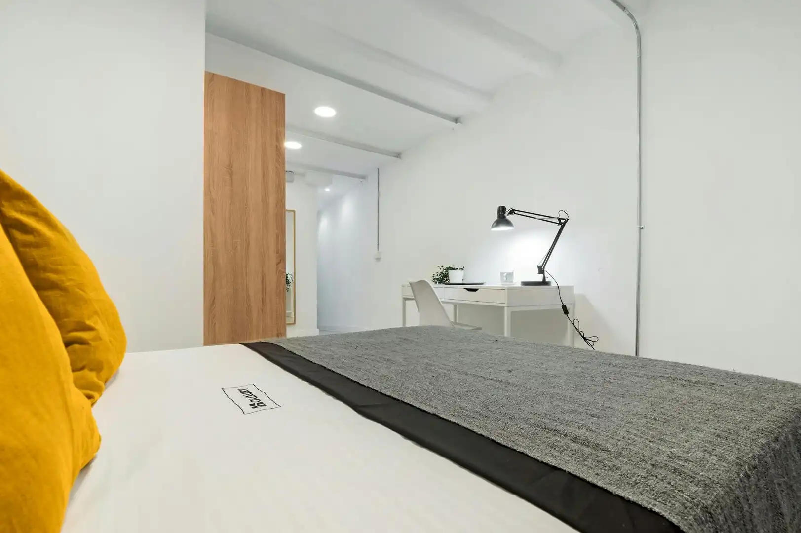 Habitación de Piso de alquiler en Barcelona con Aire acondicionado, Lavadora y TV