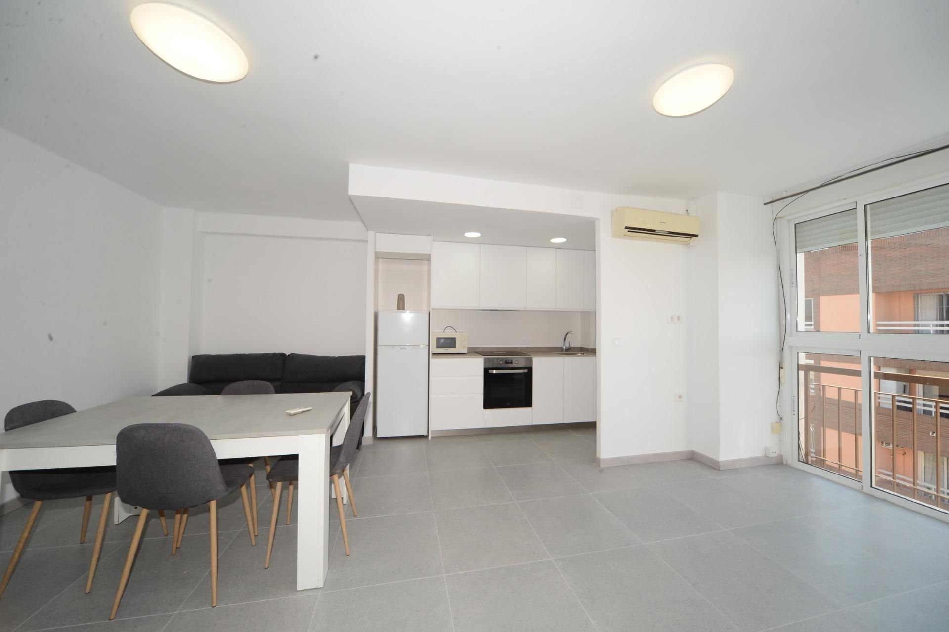 Kitchen of Flat to rent in  Valencia Capital  with Balcony
