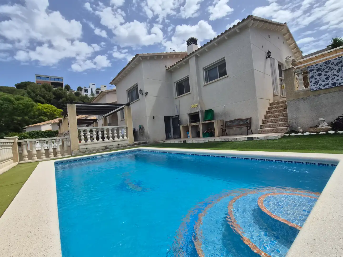 Piscina de Casa o chalet en venta en Roda de Berà con Calefacción, Jardín privado y Terraza