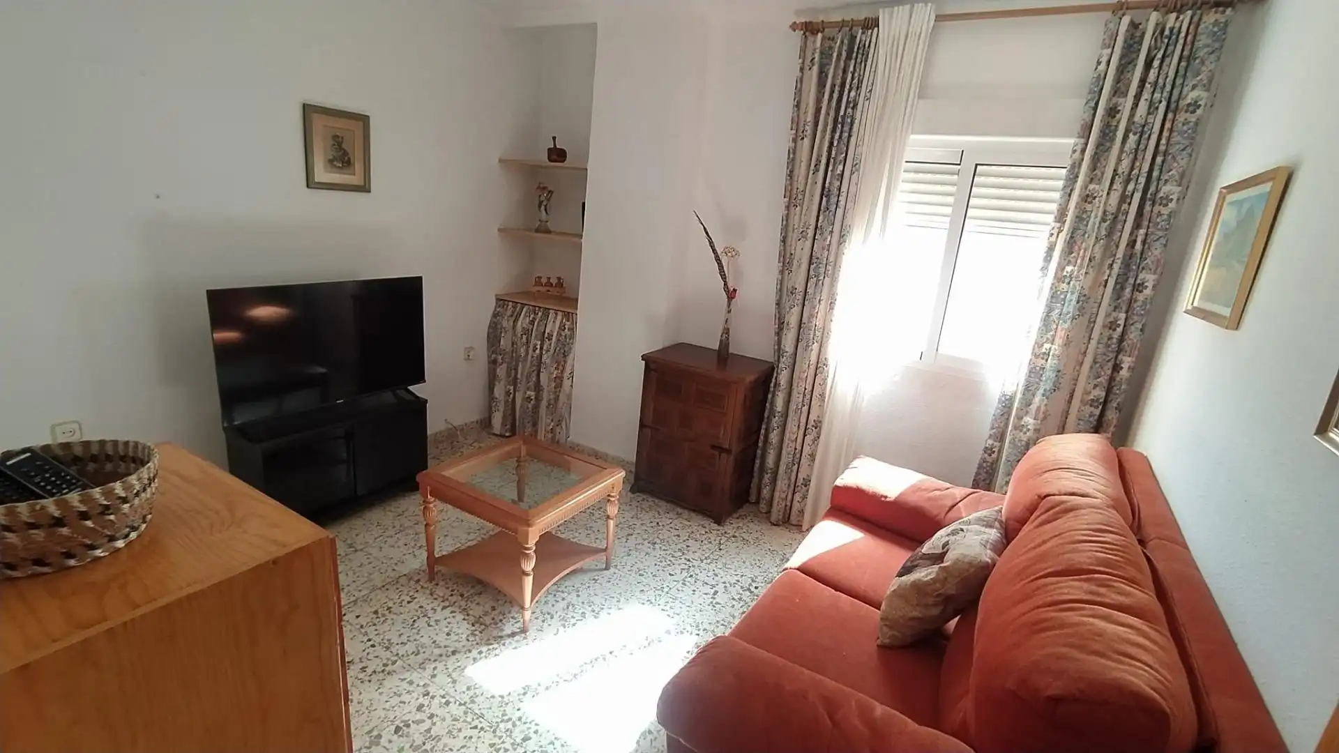 Sala d'estar de Pis en venda en Málaga amb Aire condicionat, Jardí privat i Terrassa