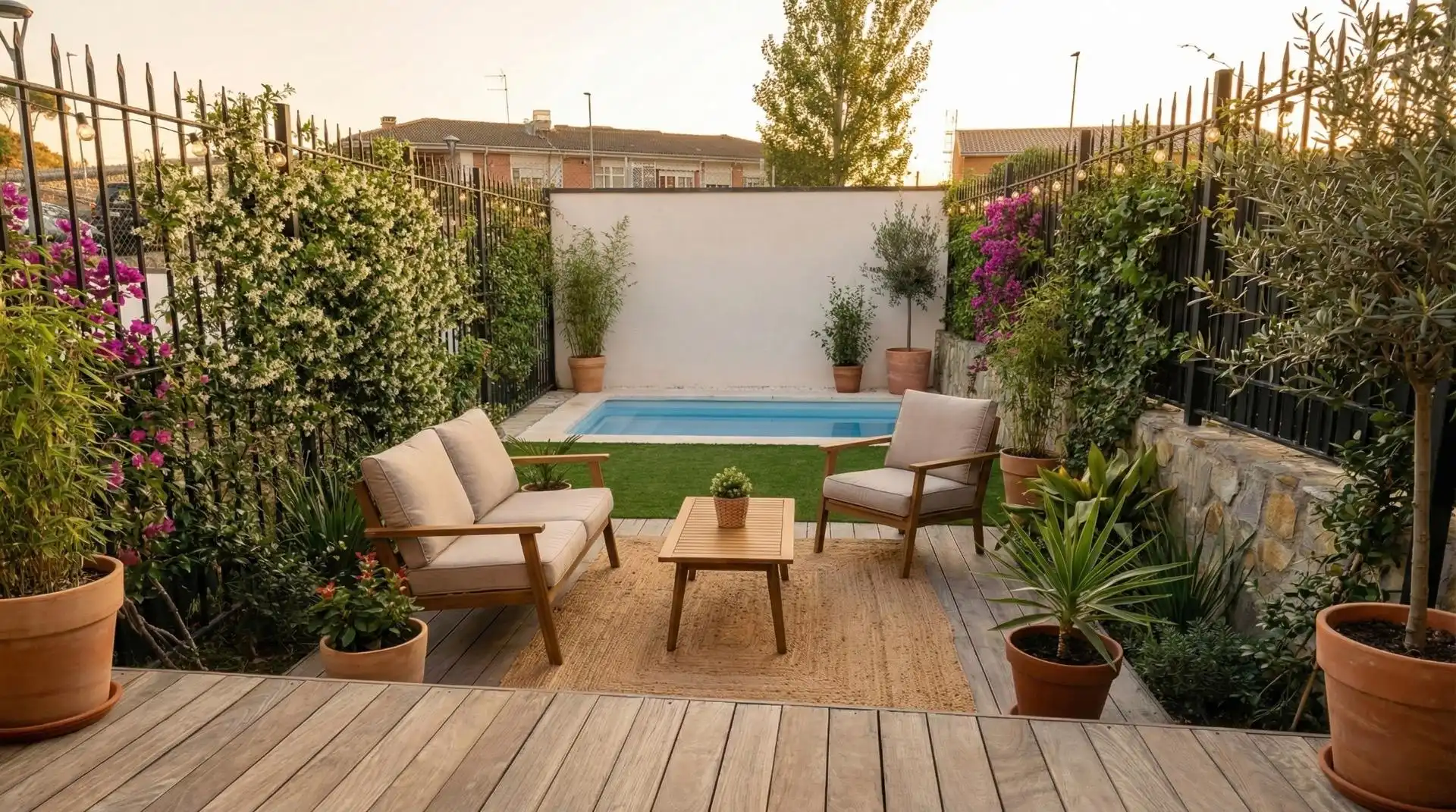 Terraza de Casa adosada en venta en Hostalric con Aire acondicionado, Calefacción y Jardín privado