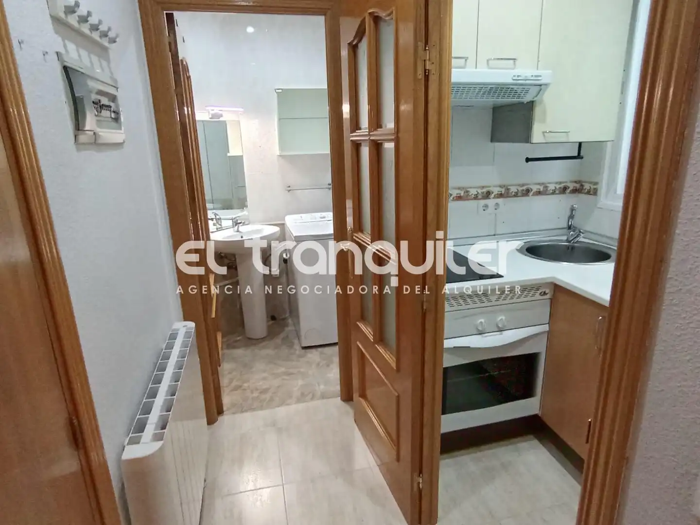 Cocina de Piso de alquiler en Madrid con Amueblado y Lavadora