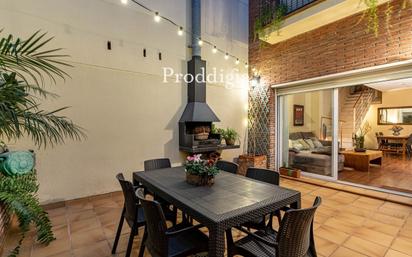 Terrace of Single-family semi-detached for sale in  Barcelona Capital  with Air Conditioner and Terrace