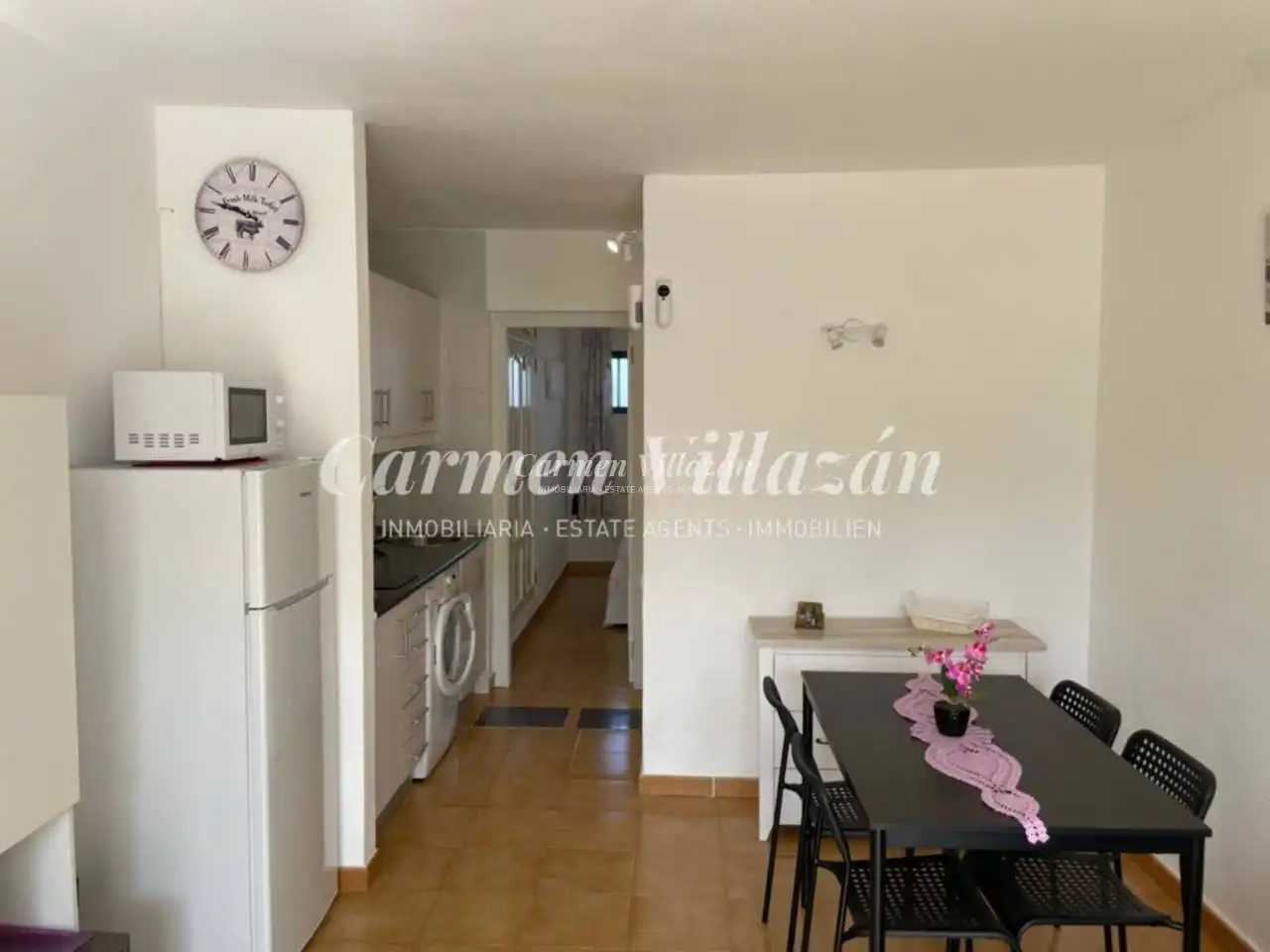 Menjador de Apartament en venda en Antigua amb Terrassa, Moblat i Piscina comunitària