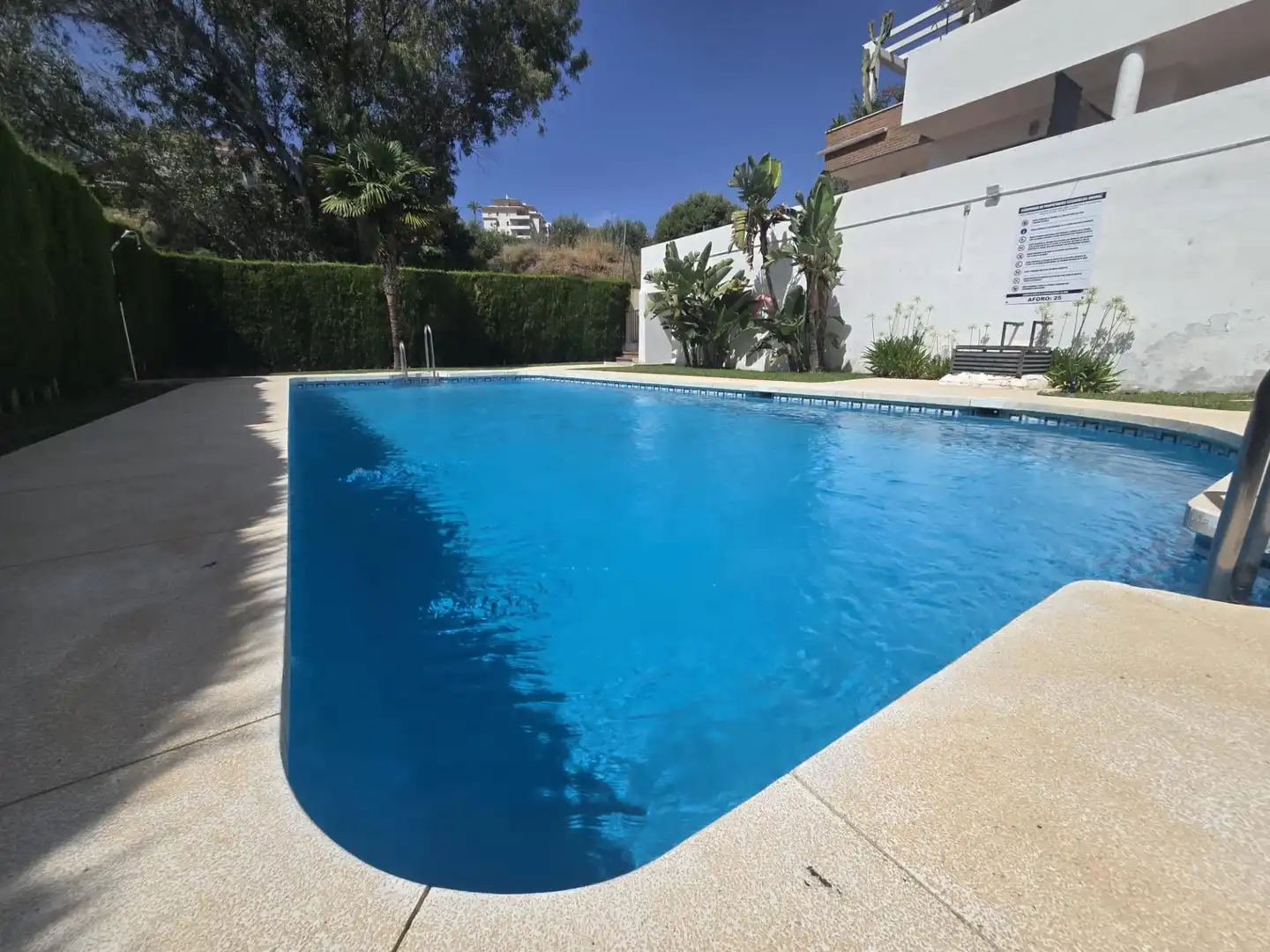 Schwimmbecken von Wohnung zum Verkauf in Mijas mit Klimaanlage, Terrasse und Abstellraum