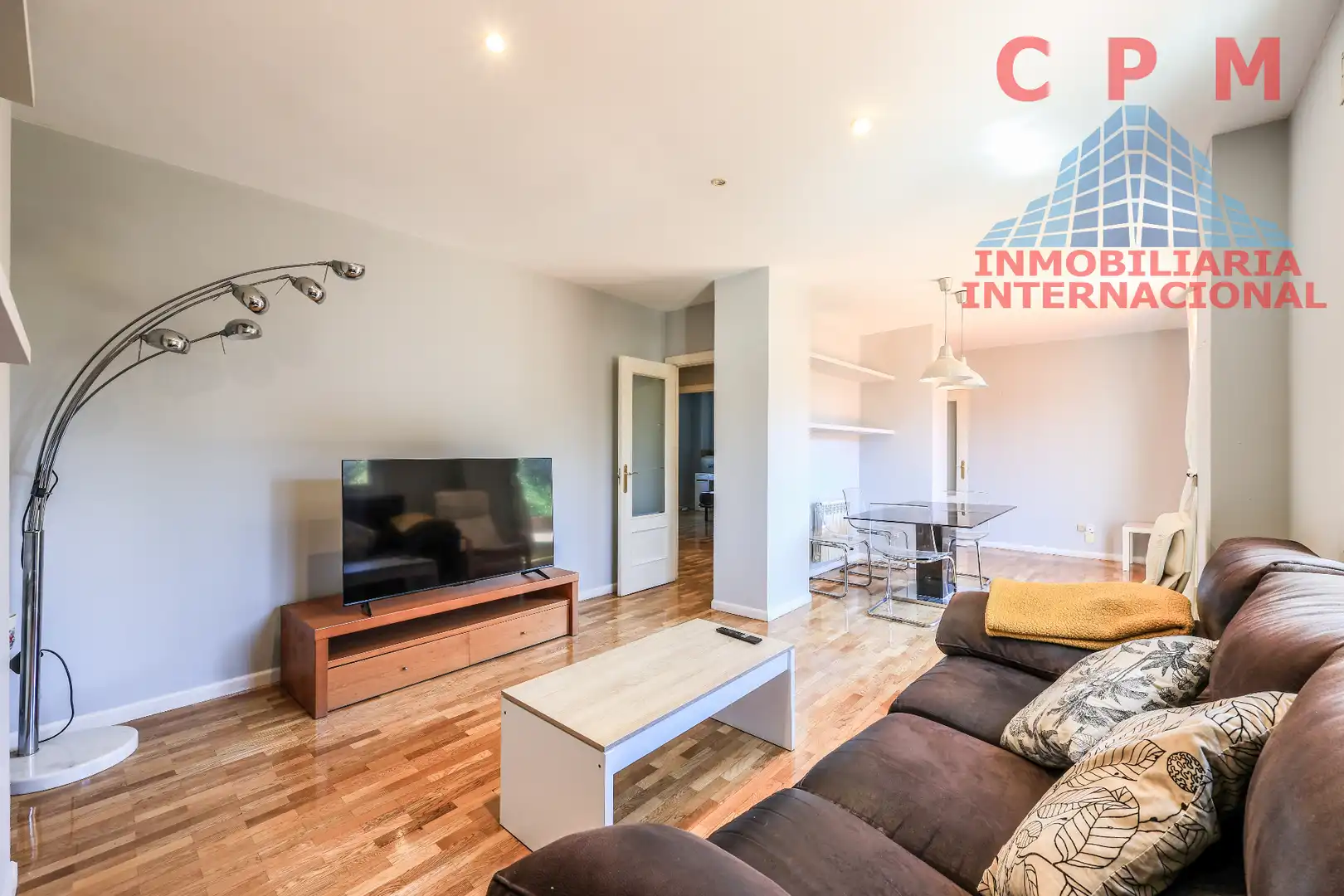 Sala de estar de Piso de alquiler en  Madrid Capital con Aire acondicionado, Calefacción y Parquet