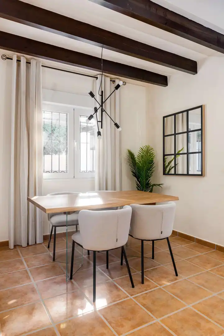 Comedor de Casa adosada en venta en Fuente Álamo de Murcia con Amueblado