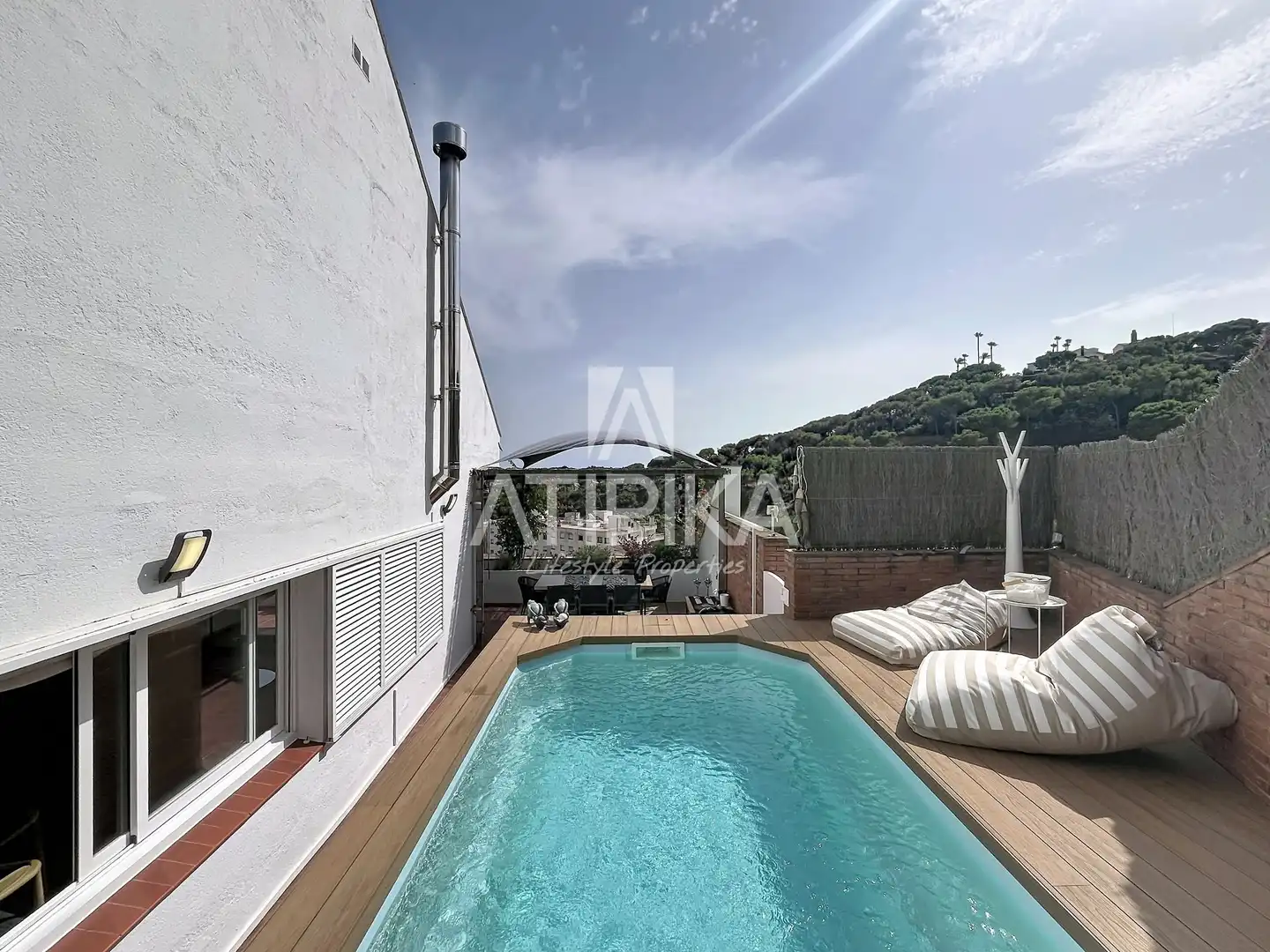 Terraza de Casa o chalet en venta en Sant Andreu de Llavaneres con Terraza, Piscina y Horno