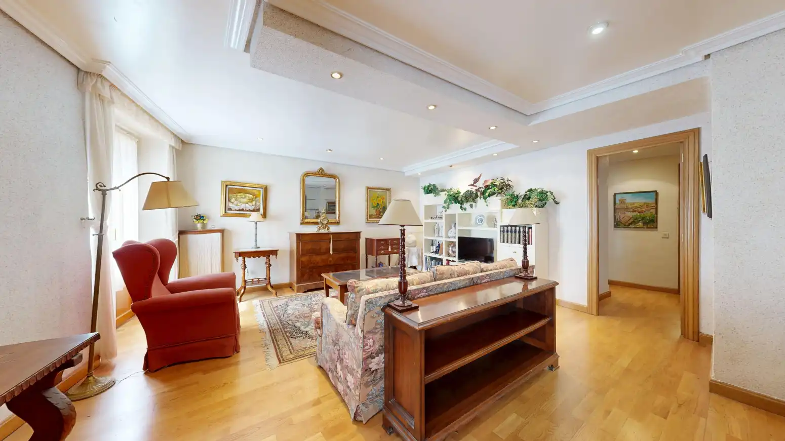 Sala de estar de Piso en venta en Tafalla con Calefacción y Balcón