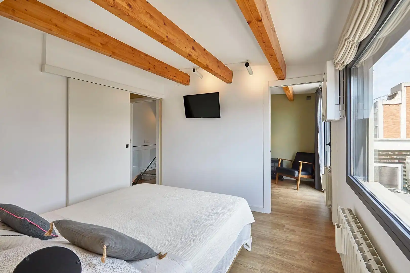 Dormitori de Casa o xalet en venda en Badalona amb Aire condicionat, Calefacció i Parquet