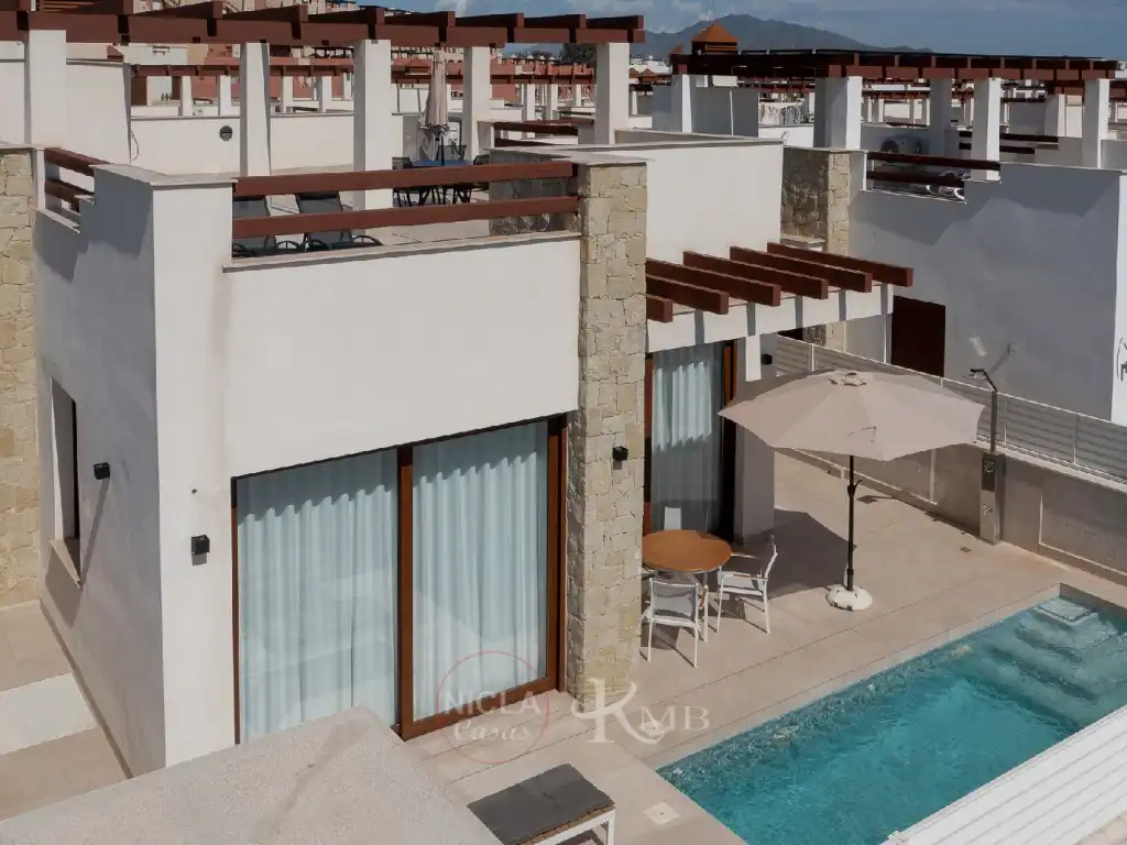 Terrassa de Casa o xalet de lloguer en Vera amb Aire condicionat, Terrassa i Piscina