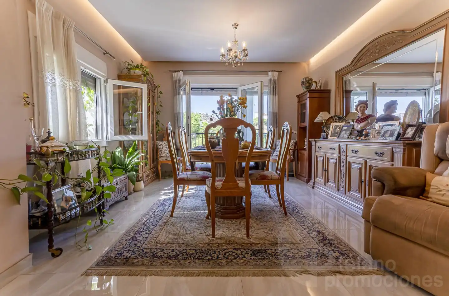 Dining room of Houses for sale in Málaga  with Air Conditioner, Heating and Private garden