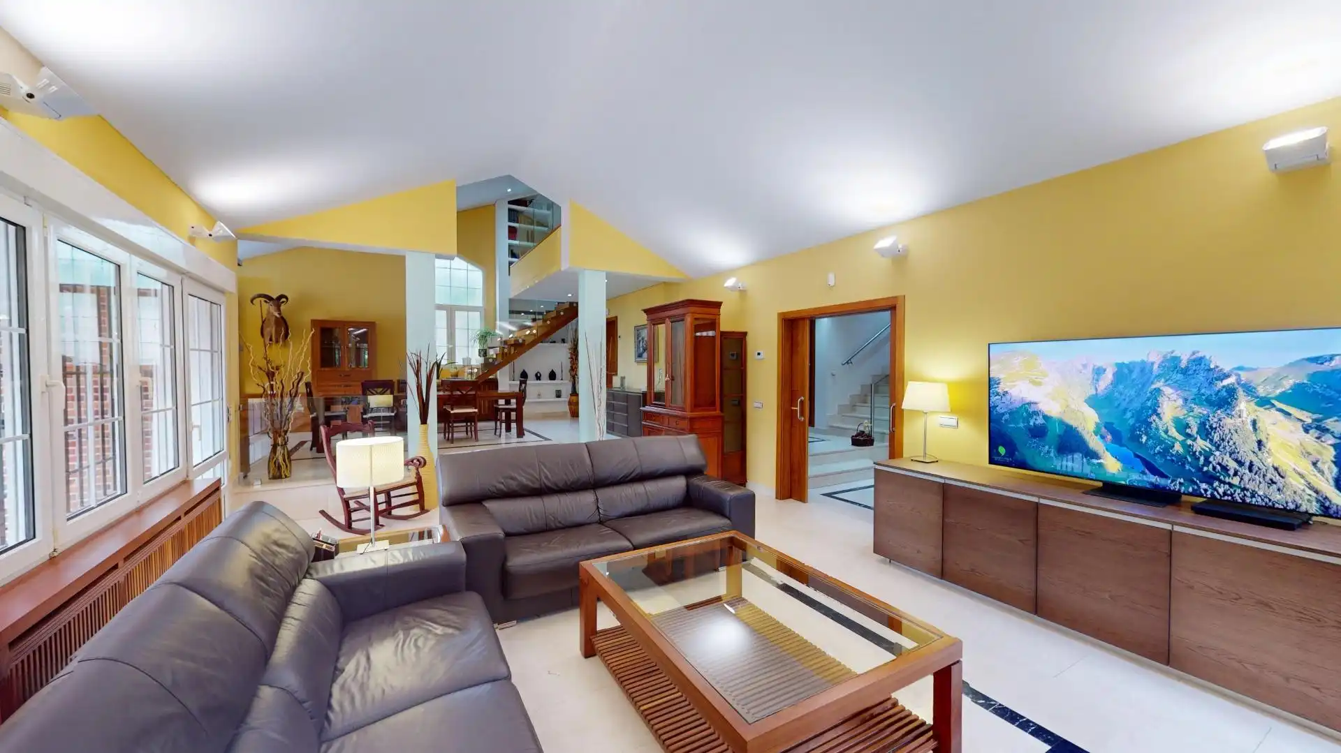 Sala de estar de Casa o chalet en venta en Pedrezuela con Calefacción, Jardín privado y Terraza