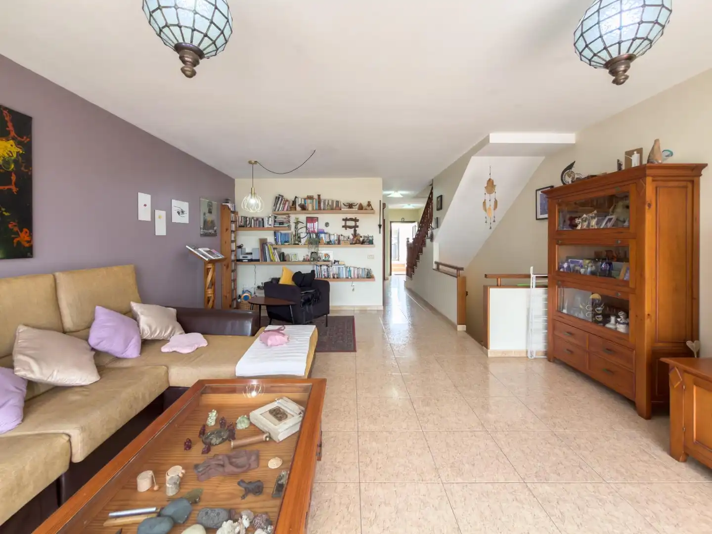 Sala d'estar de Casa adosada en venda en Candelaria