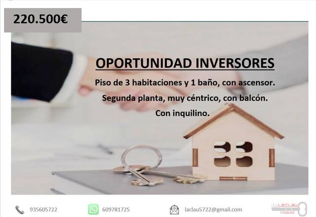 Piso en Venta en La Llagosta