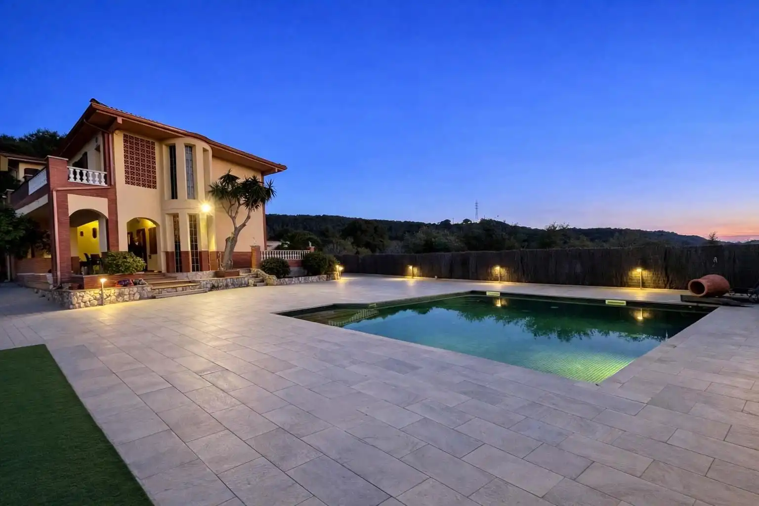 Piscina de Casa o xalet en venda en Calafell amb Aire condicionat, Jardí privat i Terrassa