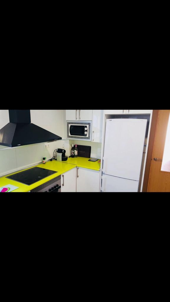 Cocina de Piso de alquiler en Elche / Elx con Aire acondicionado, Parquet y Amueblado