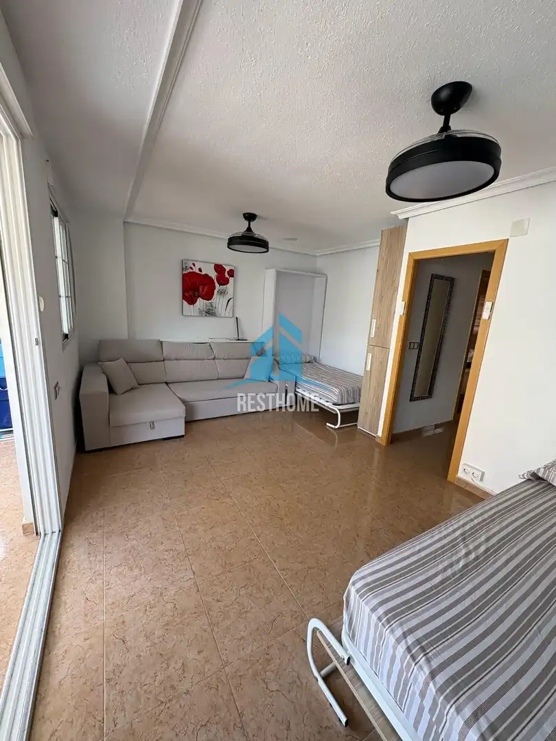 Sala de estar de Piso en venta en Cullera con Terraza y Piscina comunitaria