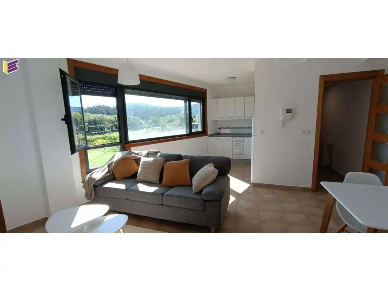 Wohnzimmer von Wohnung zum Verkauf in O Rosal   mit Heizung, Parkett und Abstellraum