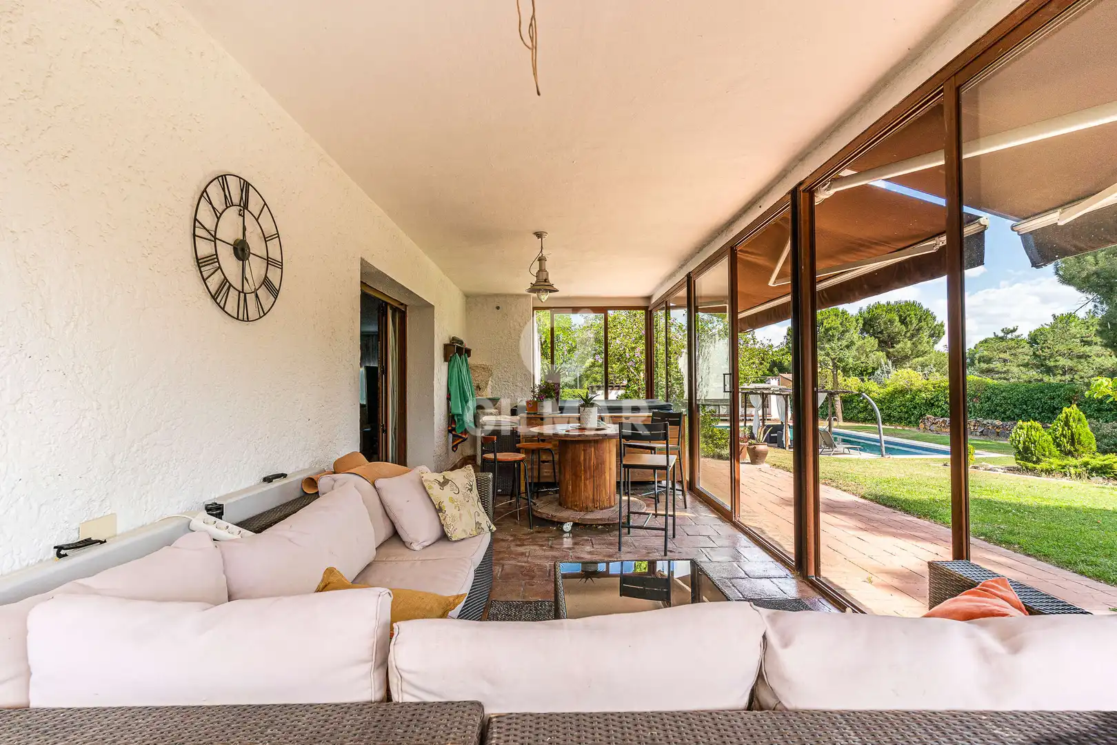 Terraza de Casa o chalet en venta en Boadilla del Monte con Calefacción, Jardín privado y Piscina