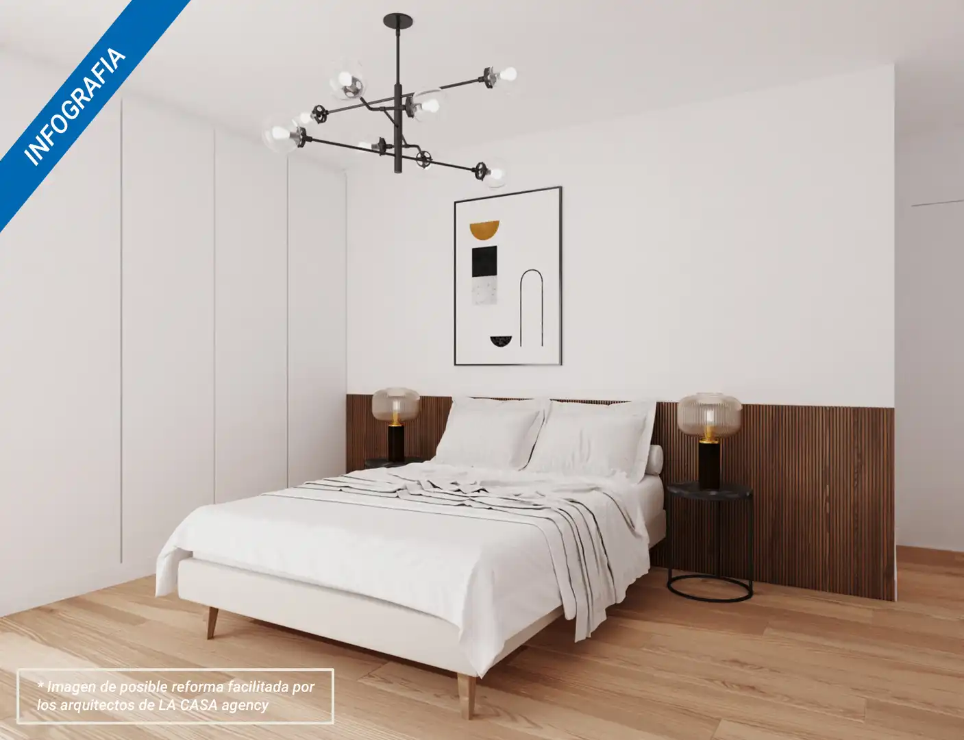 Bedroom of Flat for sale in Madrid  with Heating, Terrace and Balcony