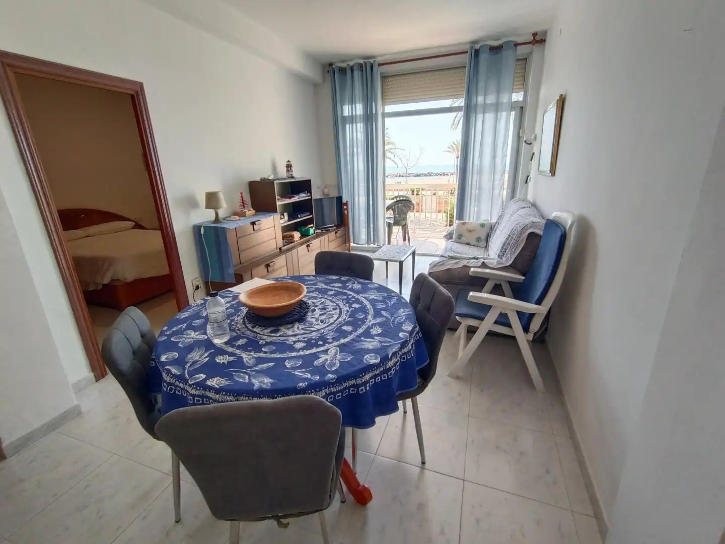 Balcony of Flat for sale in Cunit  with Air Conditioner, Heating and Private garden