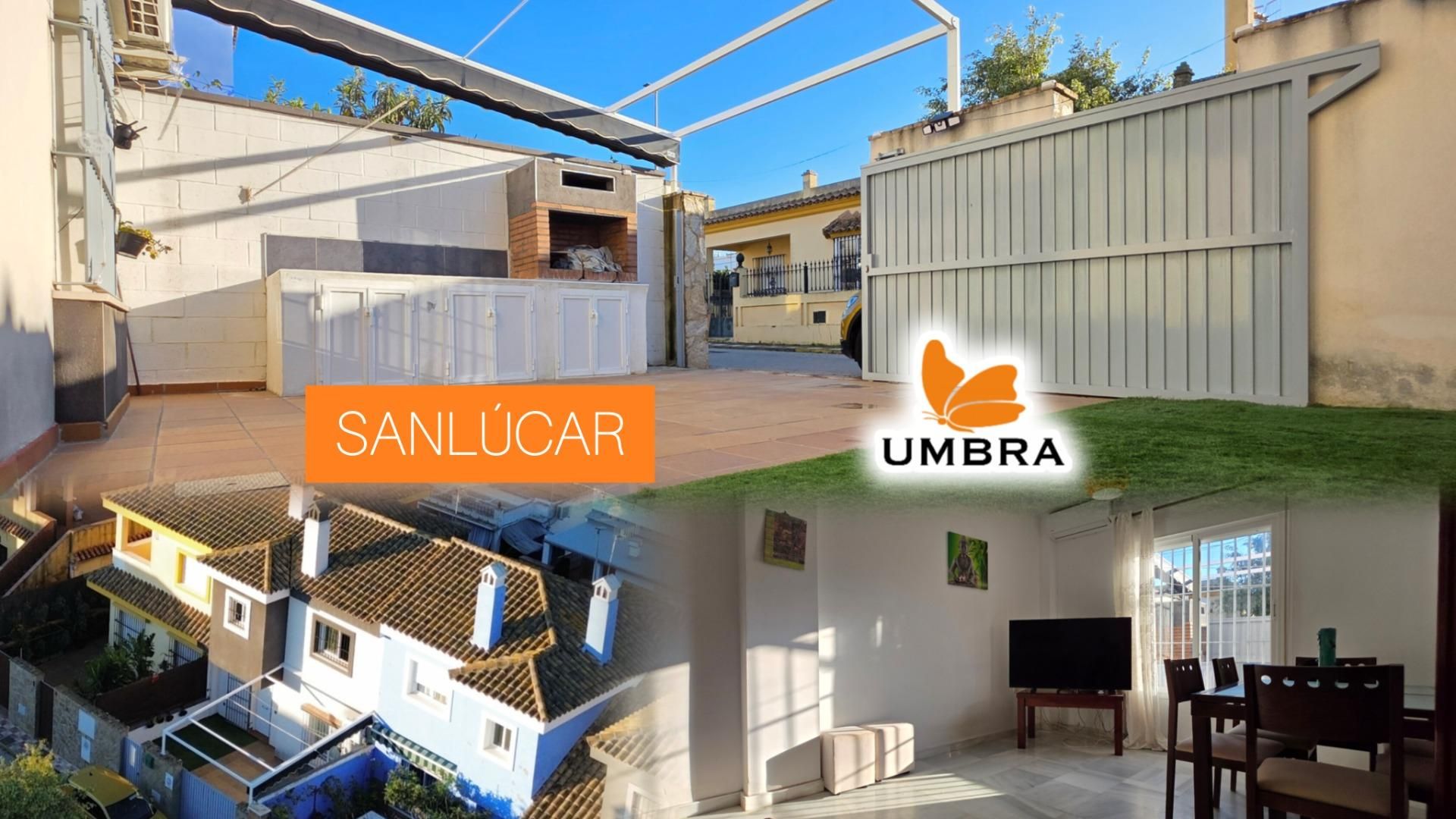 Exterior view of Single-family semi-detached for sale in Sanlúcar de Barrameda