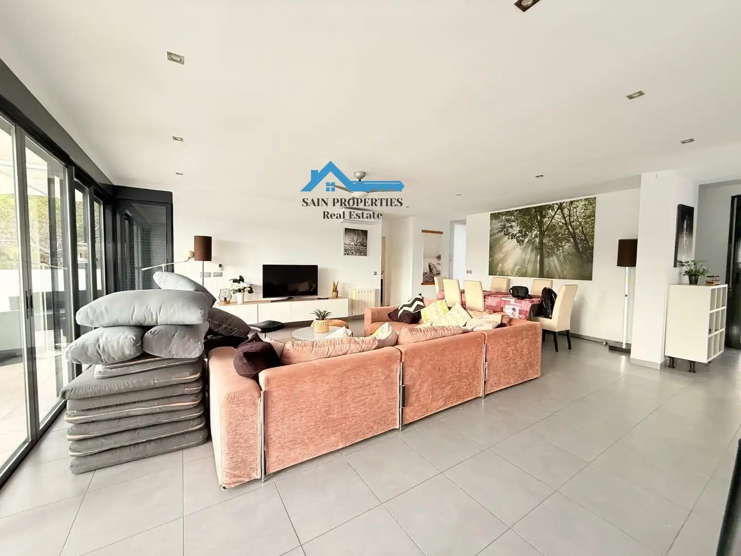 Sala de estar de Casa o chalet en venta en Altea con Aire acondicionado, Calefacción y Jardín privado