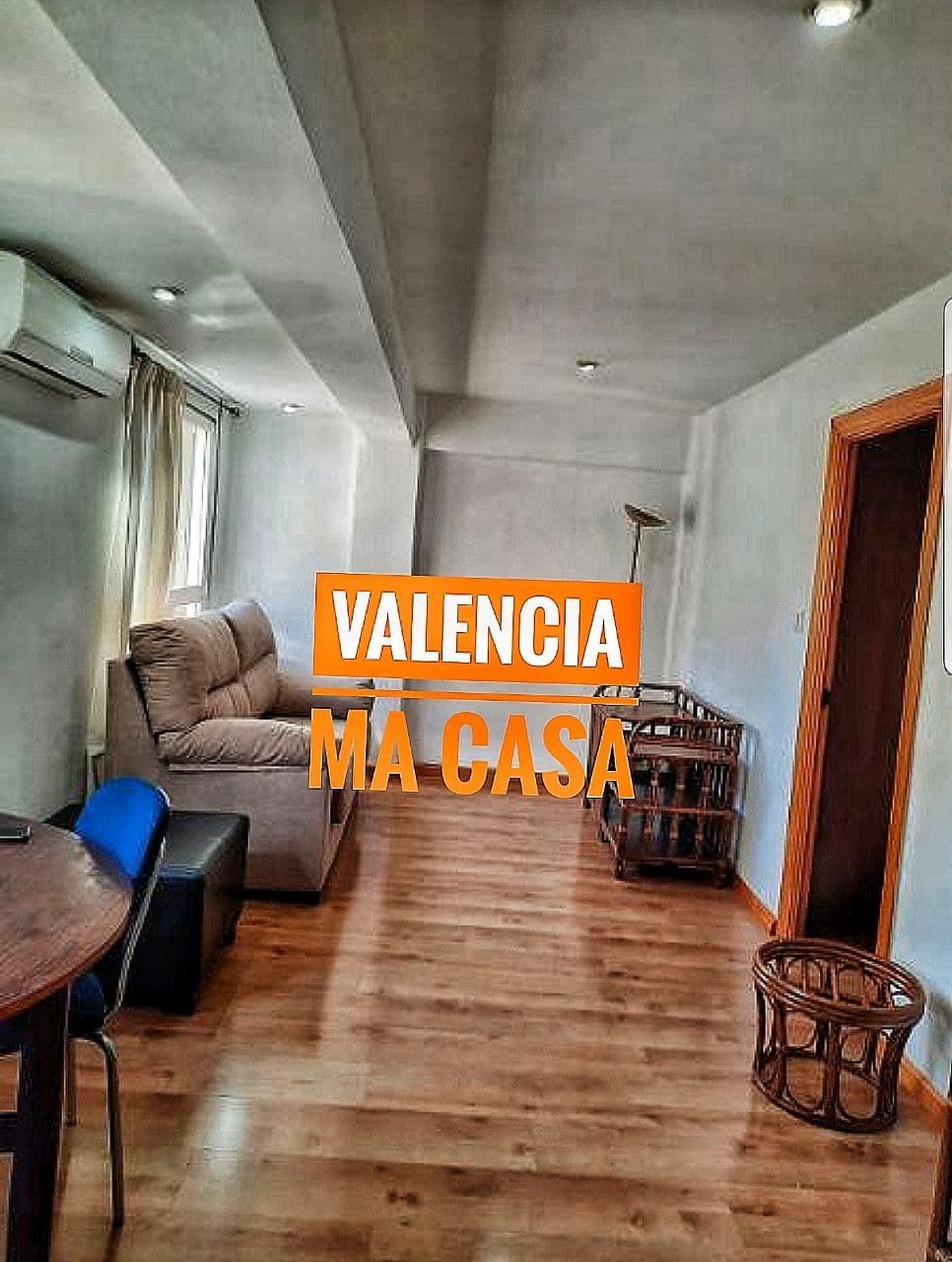 Habitación de Piso de alquiler en  Valencia Capital con Aire acondicionado, Calefacción y Amueblado