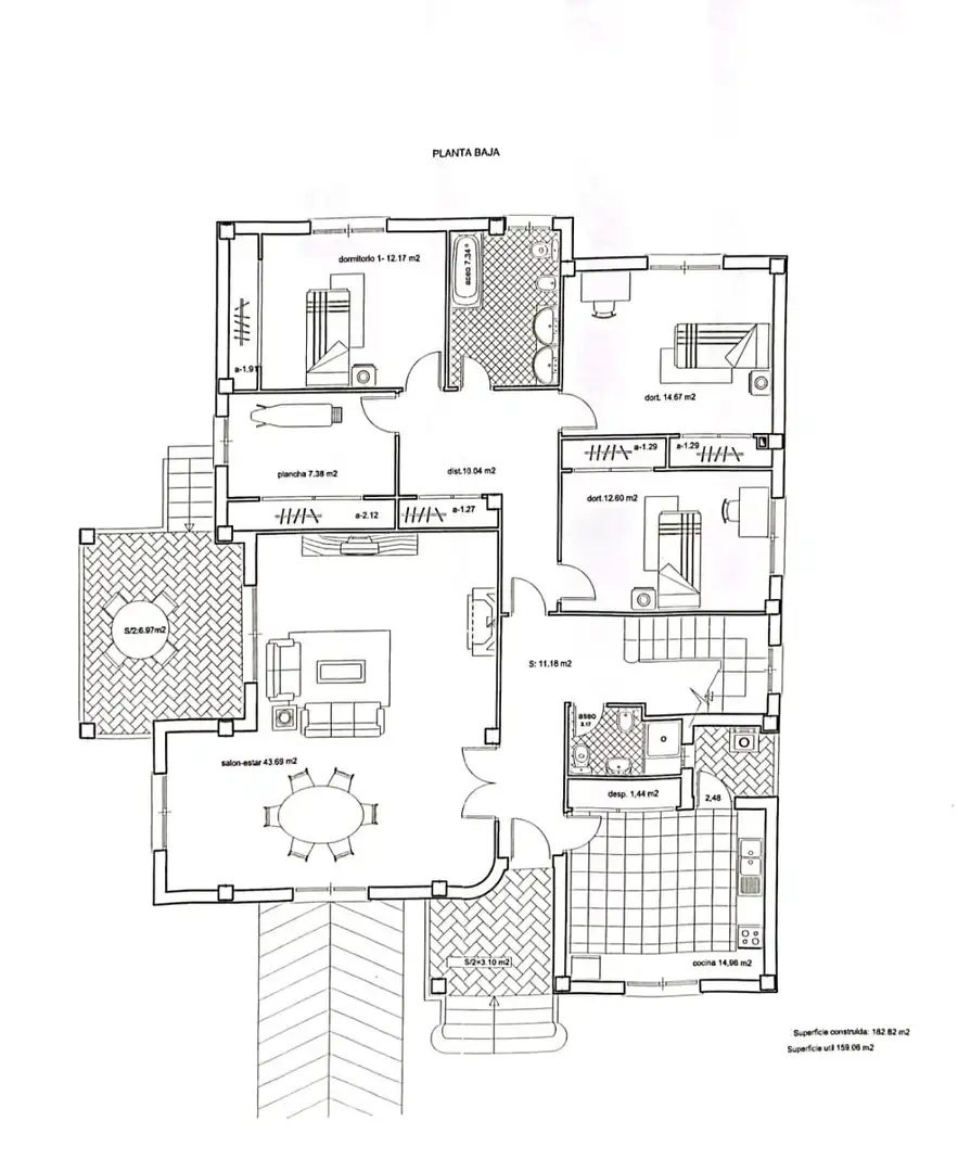 Casa o chalet en venta en Las Gabias con Jardín privado, Trastero y Piscina