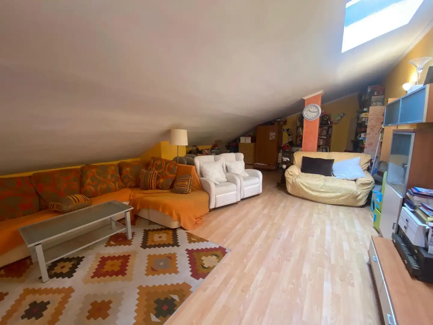 Sala d'estar de Àtic en venda en Ripollet amb Aire condicionat, Calefacció i Terrassa