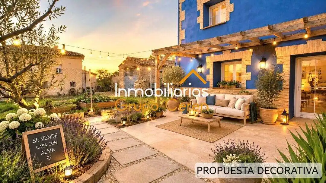 Exterior view of Houses for sale in Villarta-quintana  with Heating, Private garden and Terrace