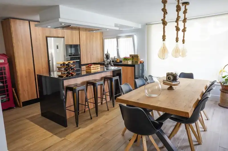 Dining room of Detached homes for sale in Benalmádena  with Air Conditioner, Terrace and Swimming Pool