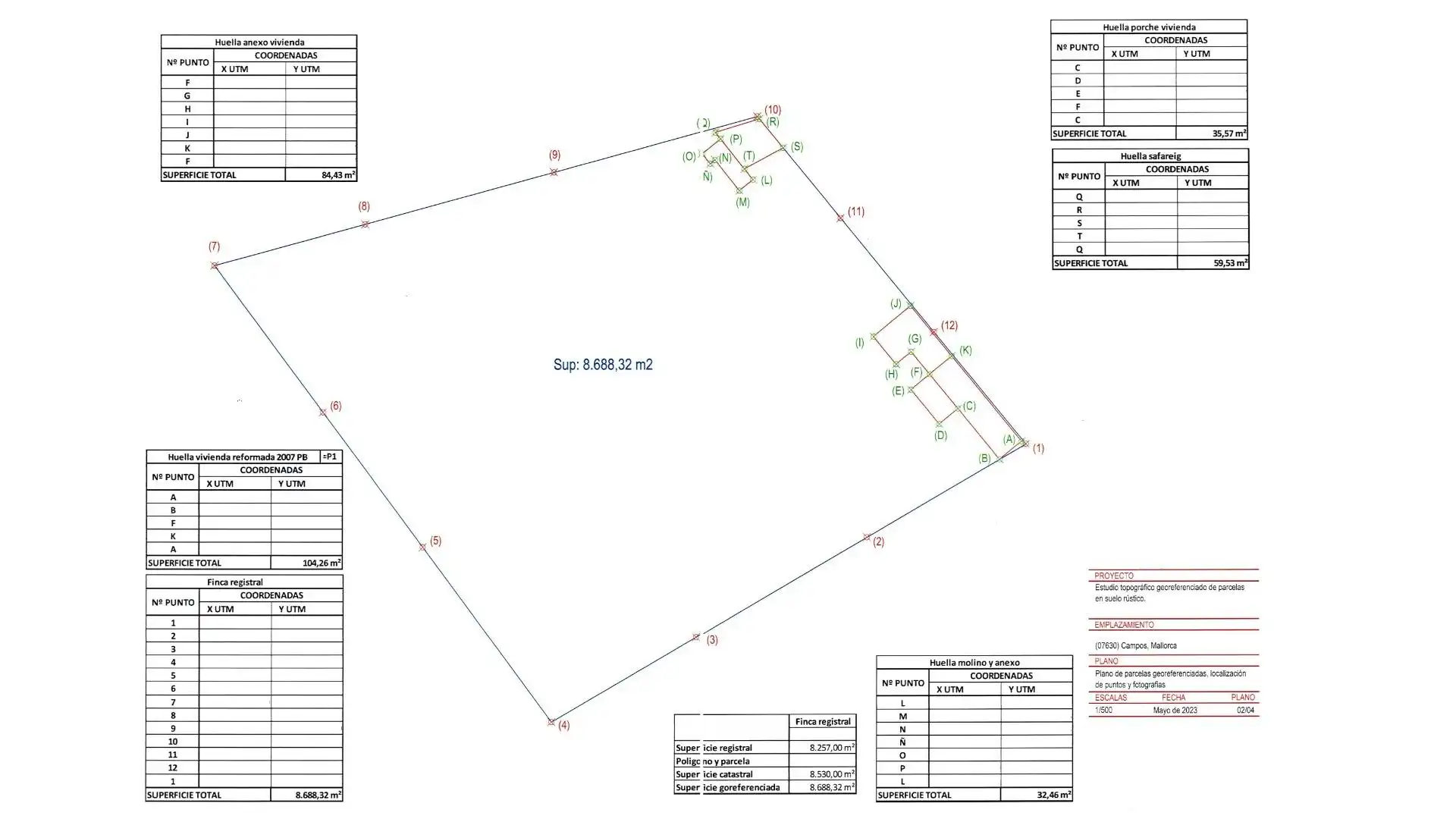 Finca rústica en venta en Camino del palmer, 528, Zona Rústica - Interior