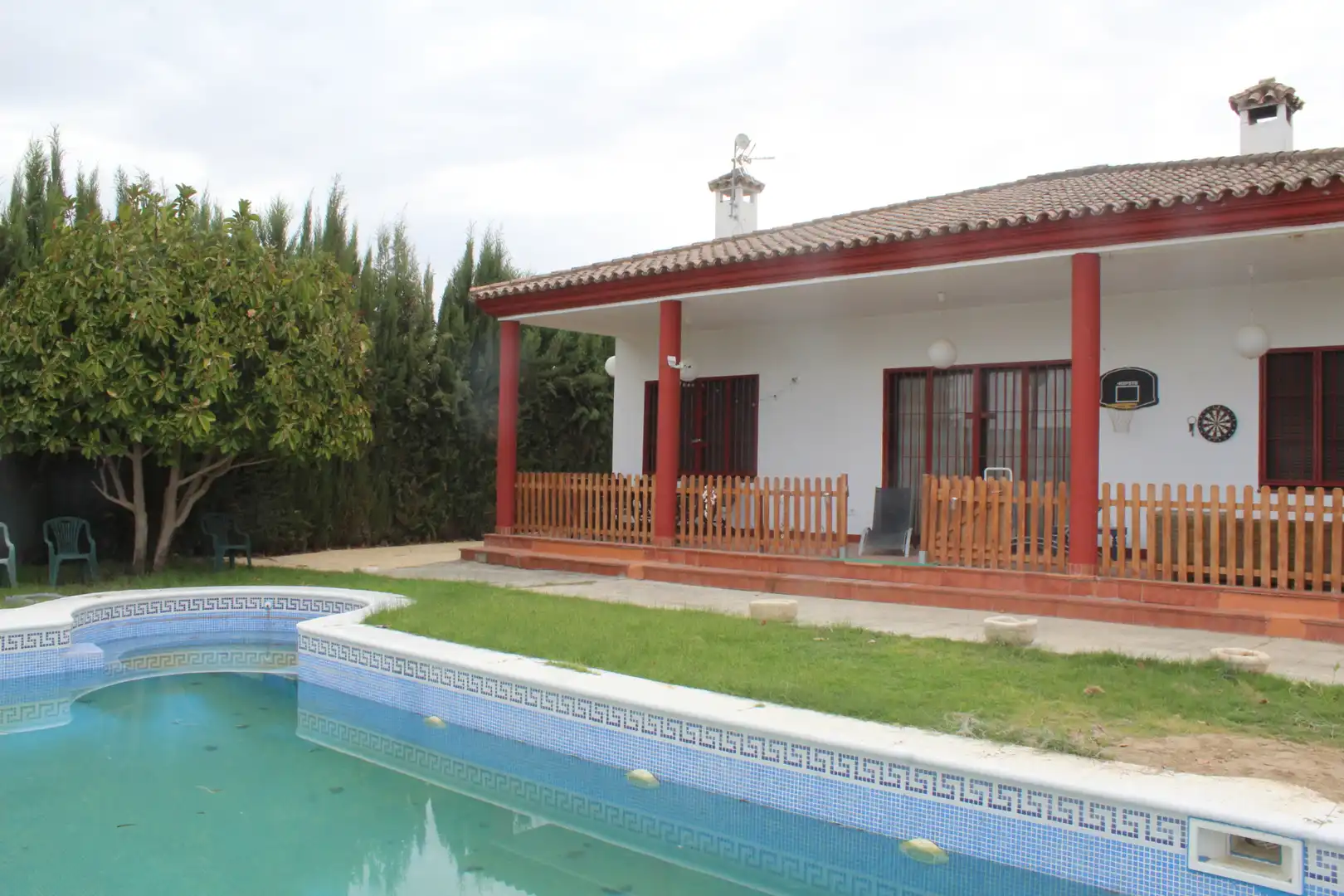 Piscina de Casa o chalet en venta en Villaverde del Río con Aire acondicionado, Jardín privado y Trastero