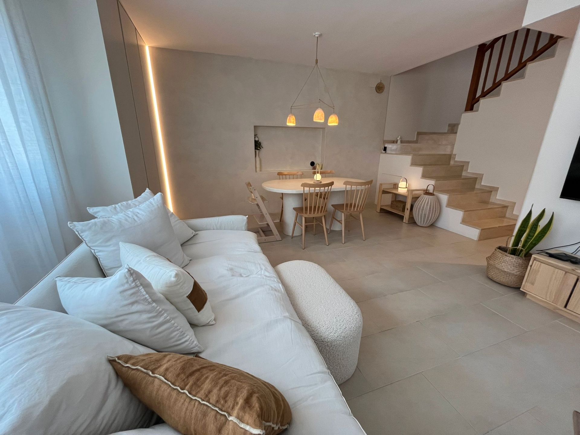 Living room of Single-family semi-detached for sale in Vic  with Heating, Terrace and Balcony