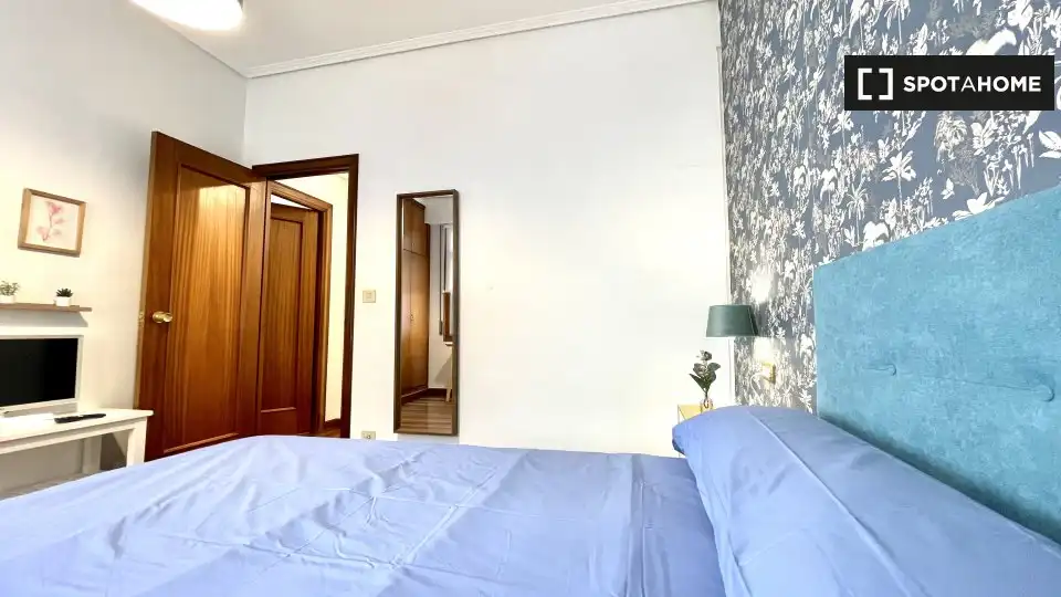 Habitación de Piso para compartir en Bilbao  con Aire acondicionado, Terraza y Amueblado