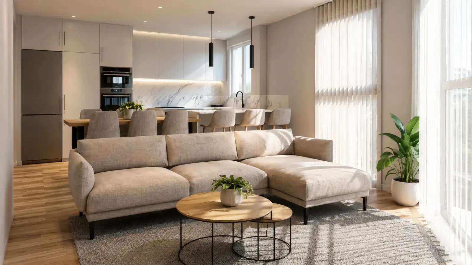 Living room of Flat for sale in Sueca  with Air Conditioner and Heating