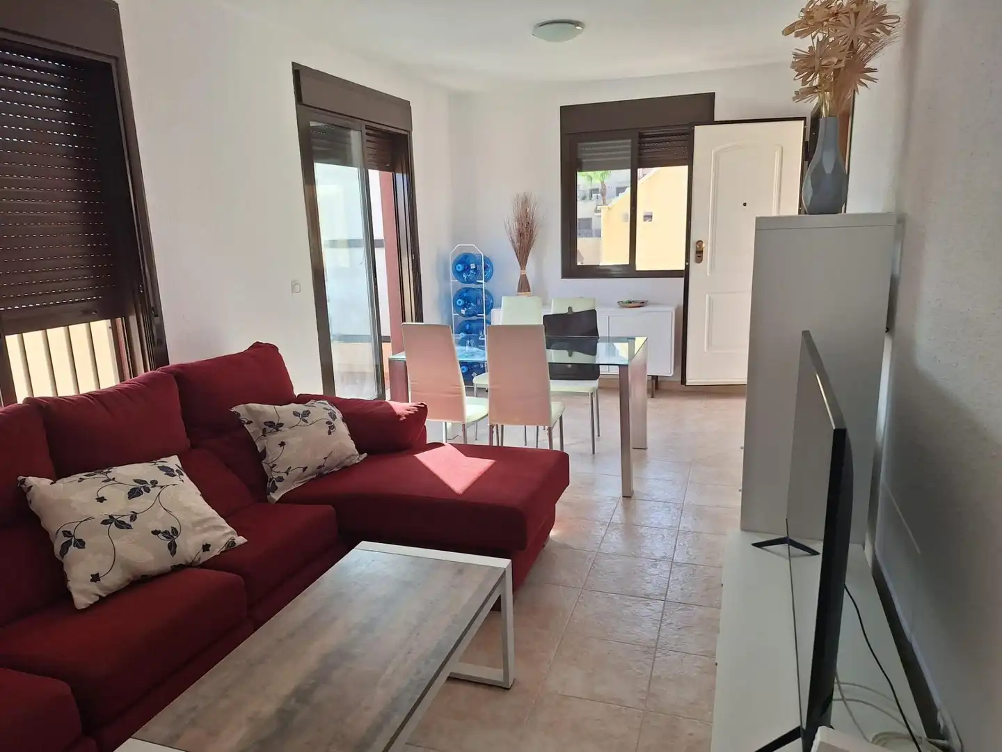 Wohnzimmer von Maisonette zum Verkauf in Águilas mit Heizung, Terrasse und Möbliert