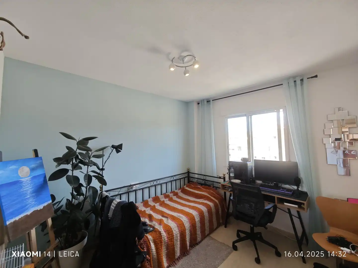 Dormitori de Apartament en venda en Calpe / Calp amb Aire condicionat, Calefacció i Jardí privat