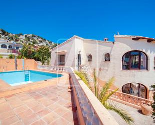 Exterior view of House or chalet for sale in Benissa  with Terrace and Swimming Pool