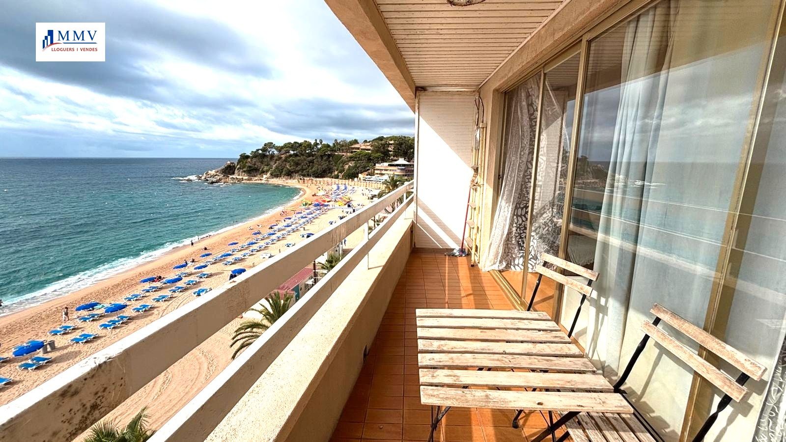 Balcony of Flat to rent in Lloret de Mar  with Heating, Furnished and Oven