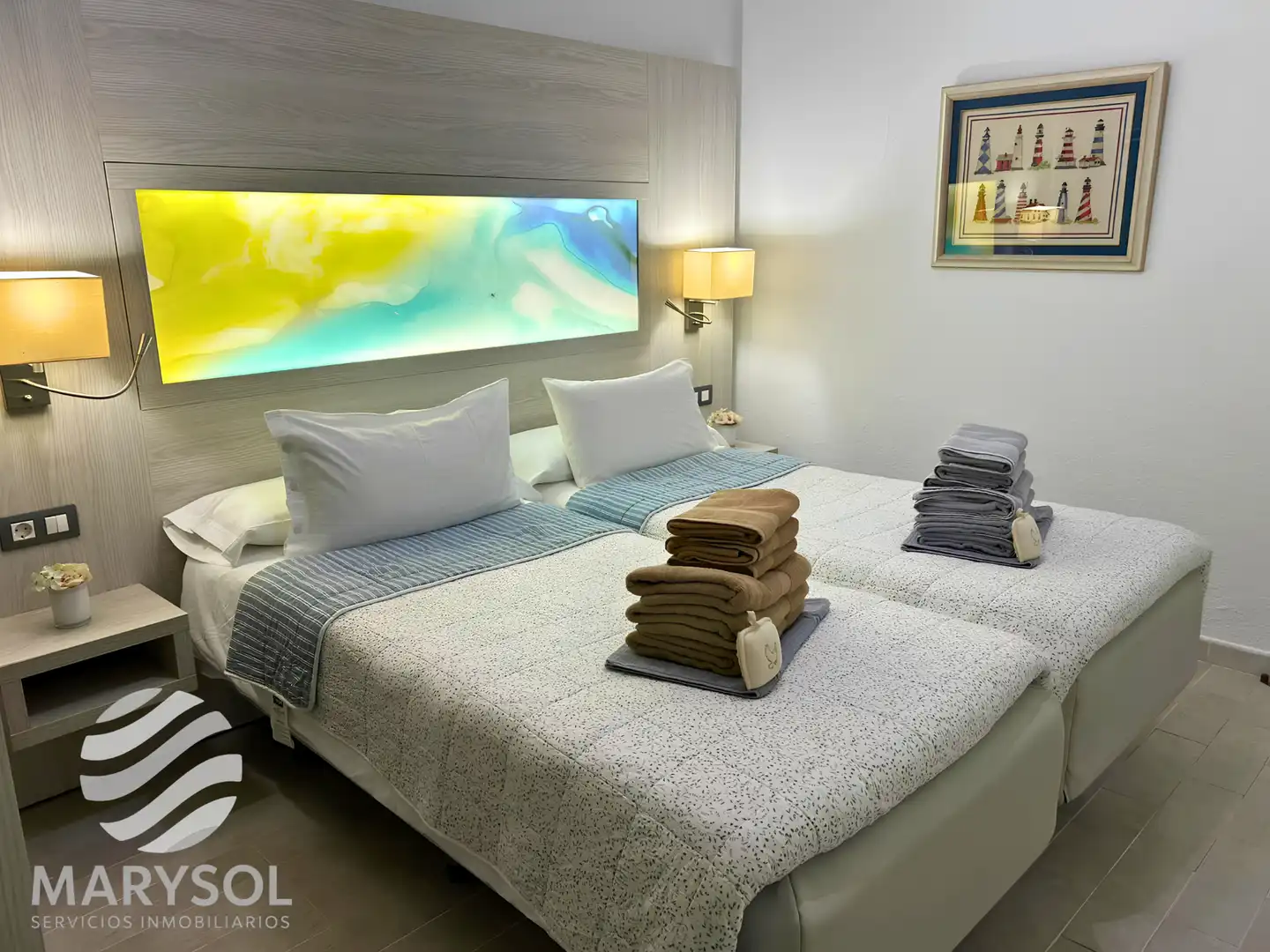 Bedroom of Apartments for rent in Mogán  with Air Conditioner, Terrace and Furnished